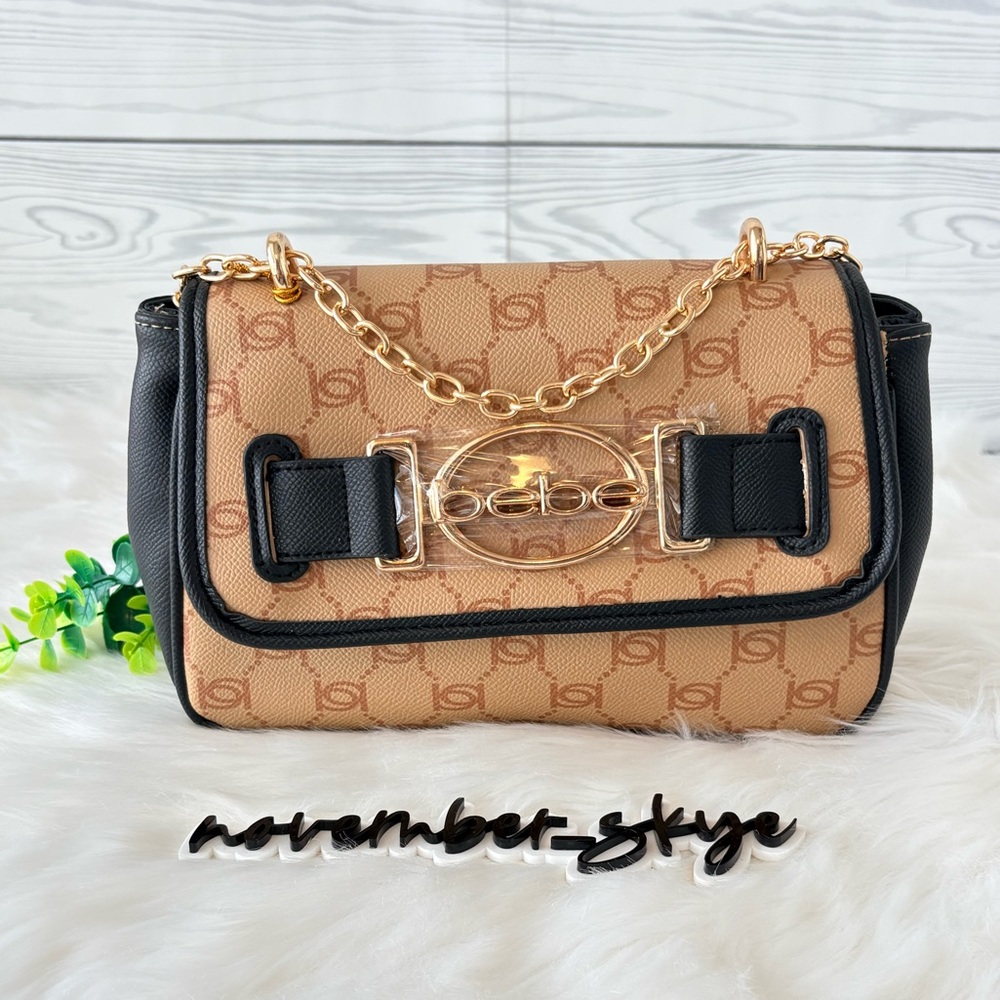 Bebe “Leilani”‎ Monogram Shoulder Bag